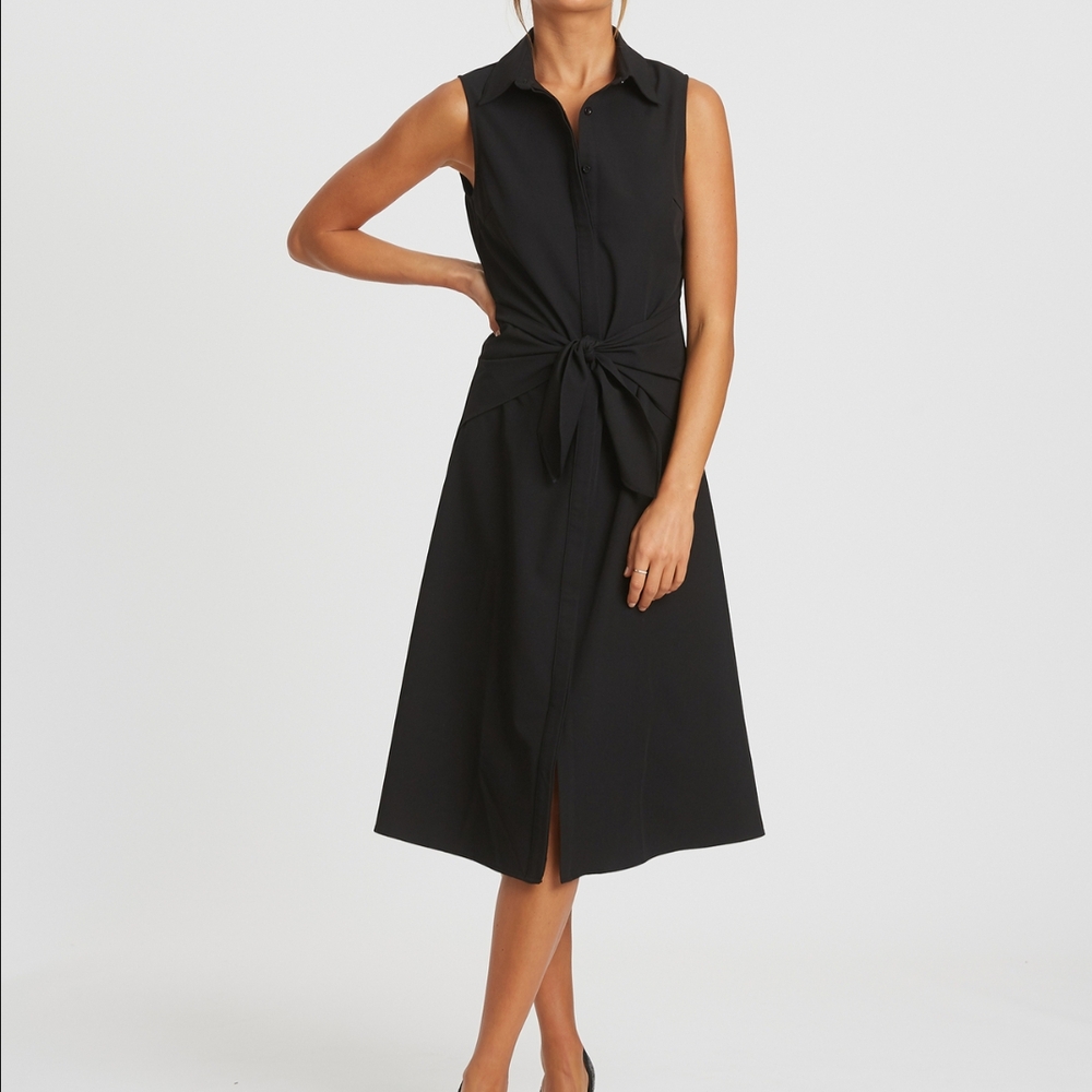 Elegant Black Sleeveless Dress